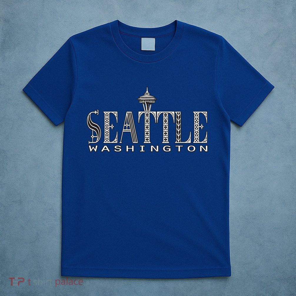 Seattle Washington Pacific Northwest Space Needle Keepsake Cool Gift T-Shirt