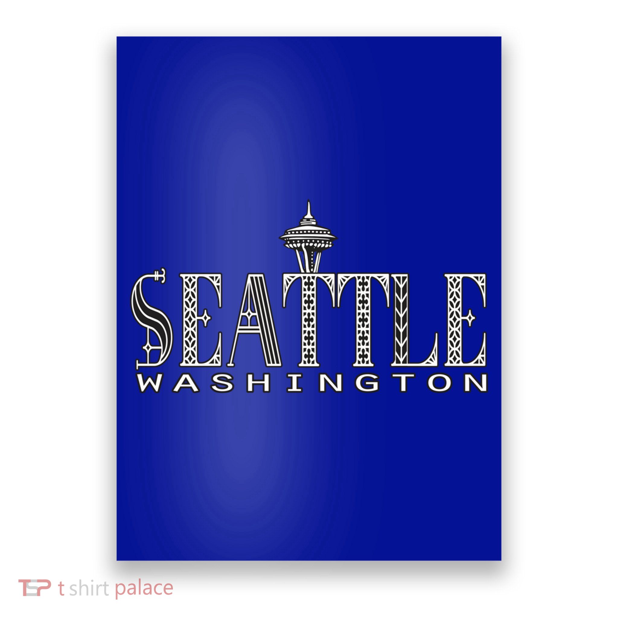 Seattle Washington Pacific Northwest Space Needle Keepsake Cool Gift Poster