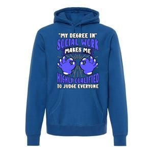 Social Worker Public Community Protection Ware Gift Premium Hoodie