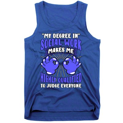 Social Worker Public Community Protection Ware Gift Tank Top