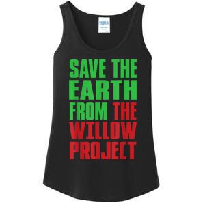 Stop Willow Project, save the earth from the Willow Project Ladies Essential Tank