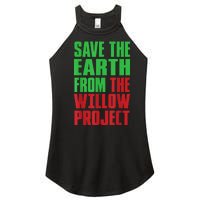 Stop Willow Project, save the earth from the Willow Project Women's Perfect Tri Rocker Tank