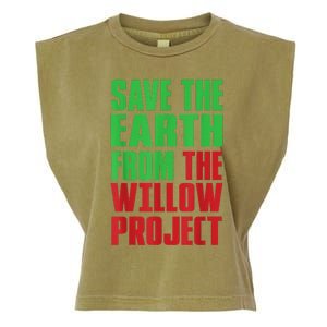 Stop Willow Project, save the earth from the Willow Project Garment-Dyed Women's Muscle Tee