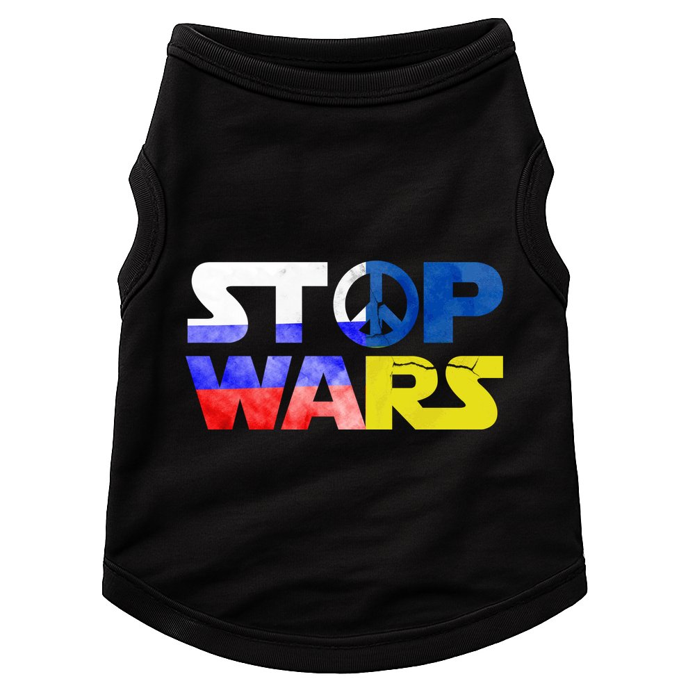 Stop Wars Peace Doggie Tank