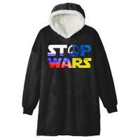 Stop Wars Peace Hooded Wearable Blanket