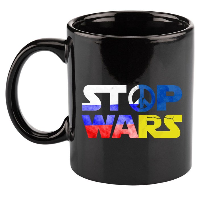 Stop Wars Peace 11oz C Handle Ceramic Mug