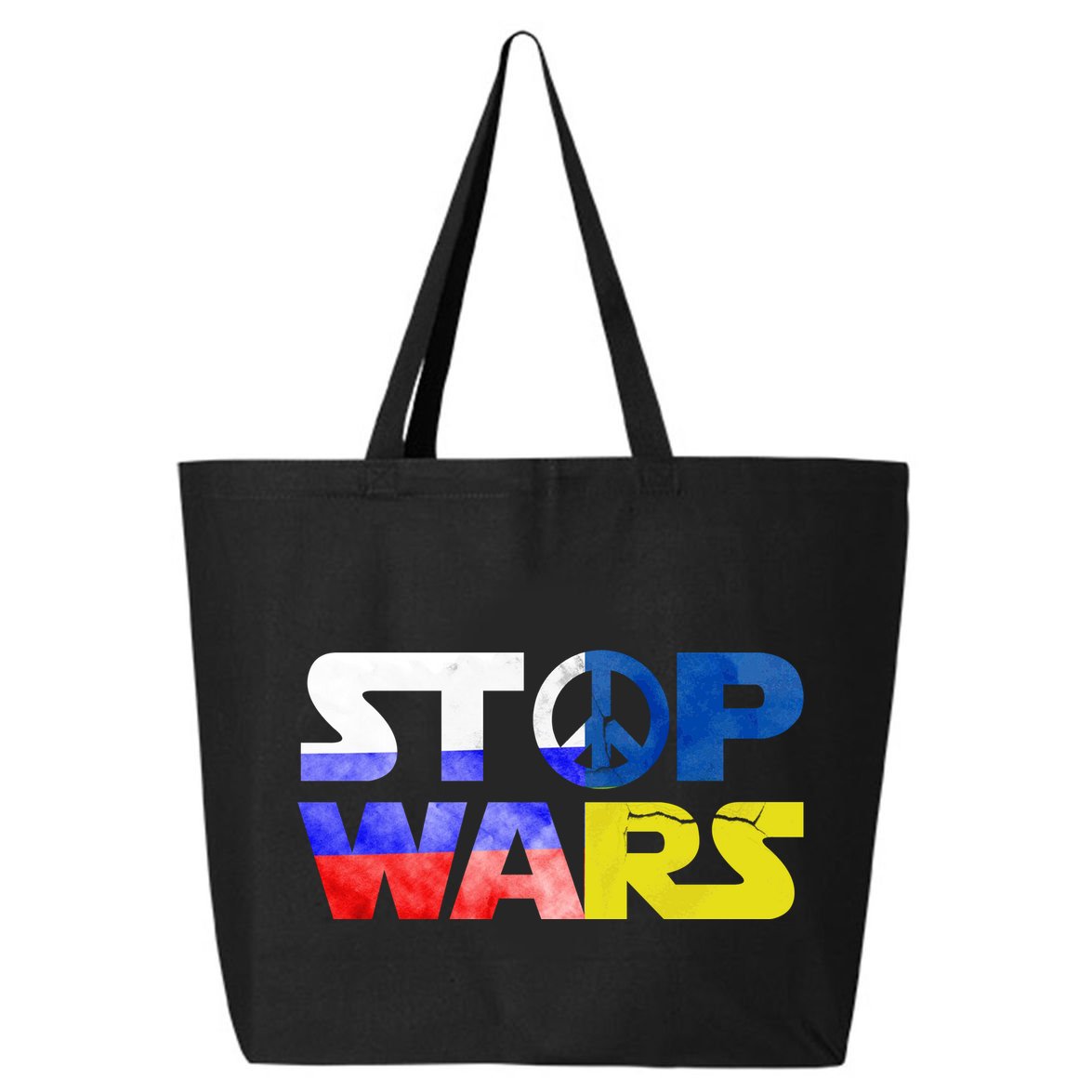 Stop Wars Peace 25L Jumbo Tote