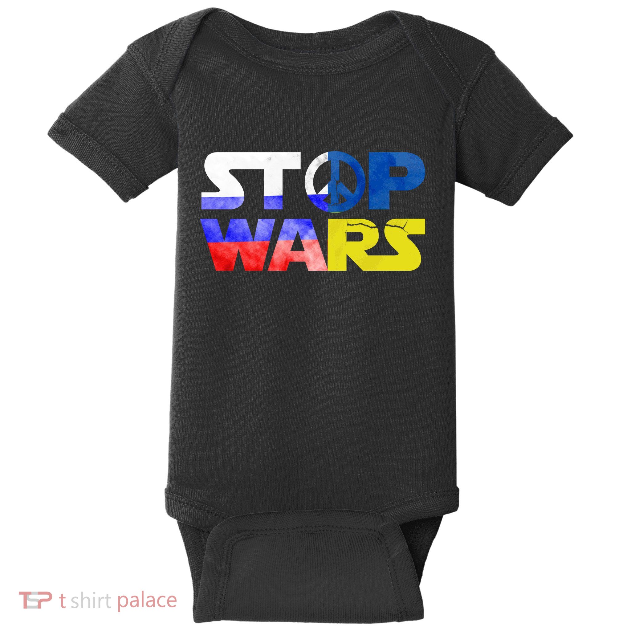 Stop Wars Peace Baby Bodysuit