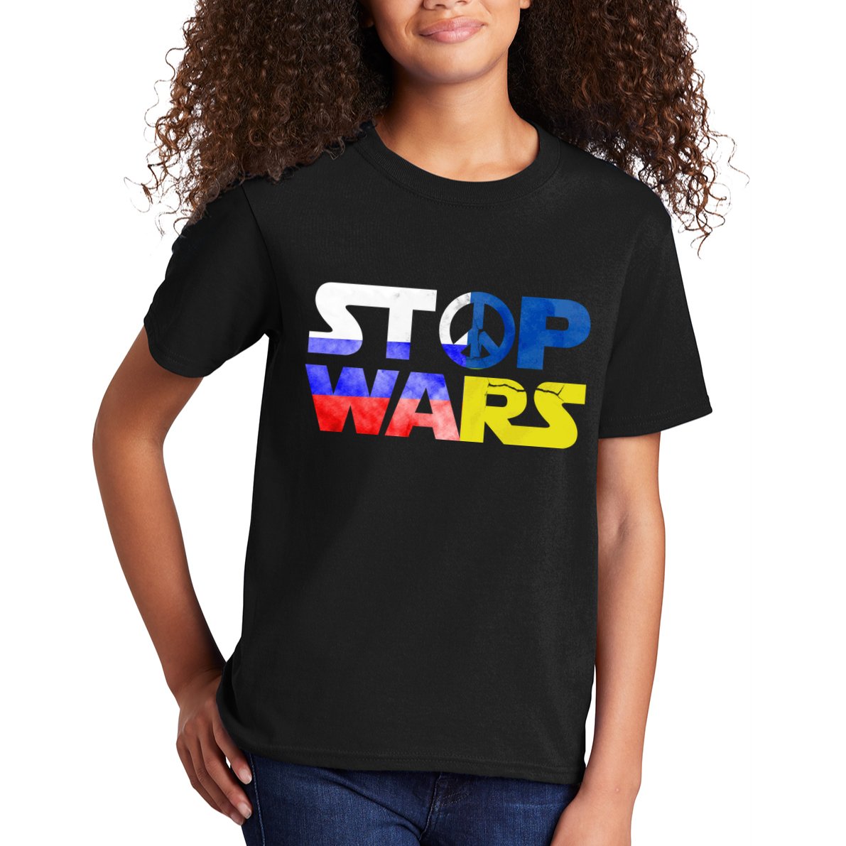 Stop Wars Peace Kids T-Shirt