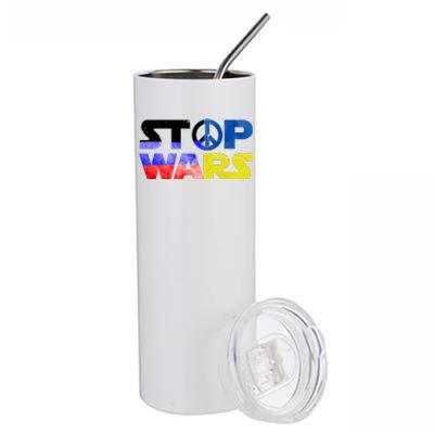 Stop Wars Peace Stainless Steel Tumbler