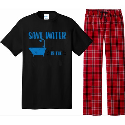 Save Water Pee In The Shower World Water Day Save Water Gift Pajama Set