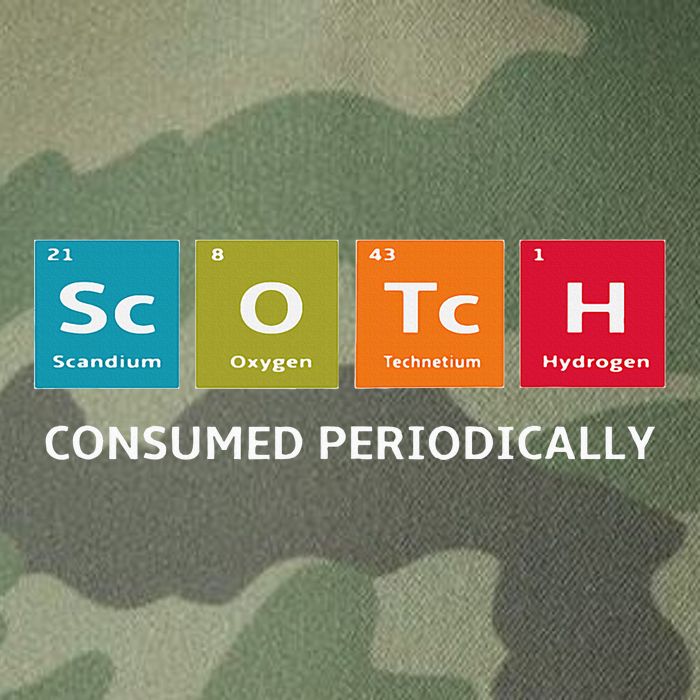 Scotch Whiskey Periodic Table Of Elements Legacy Tie Dye Trucker Hat