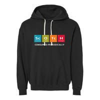 Scotch Whiskey Periodic Table Of Elements Garment-Dyed Fleece Hoodie