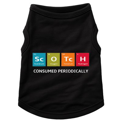 Scotch Whiskey Periodic Table Of Elements Doggie Tank