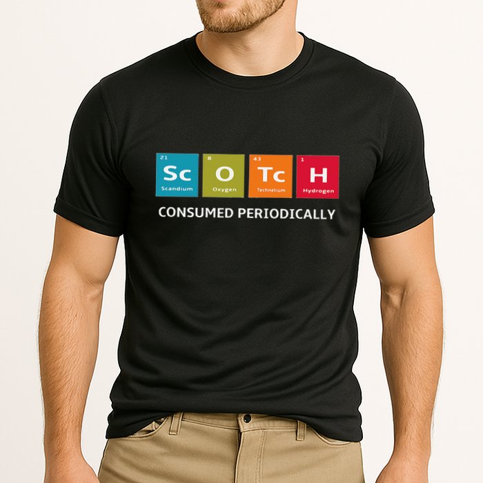 Scotch Whiskey Periodic Table Of Elements Performance Shirt