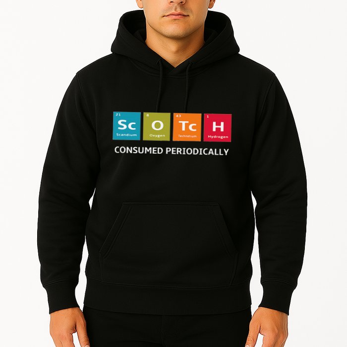 Scotch Whiskey Periodic Table Of Elements Hoodie