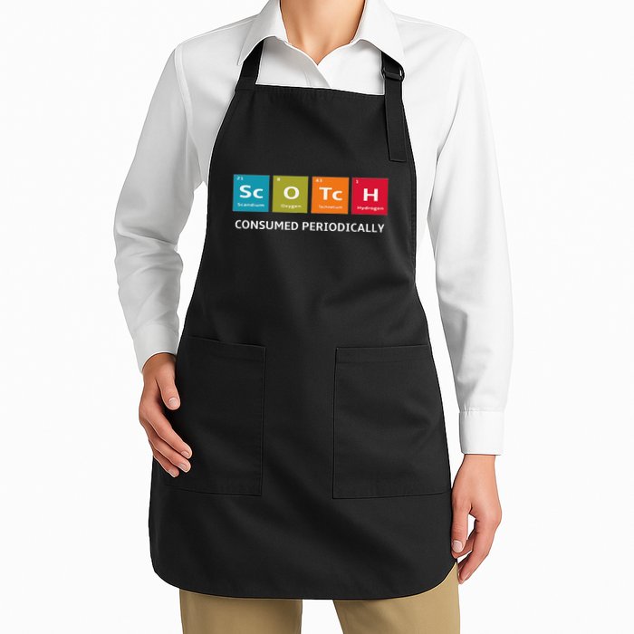 Scotch Whiskey Periodic Table Of Elements Apron