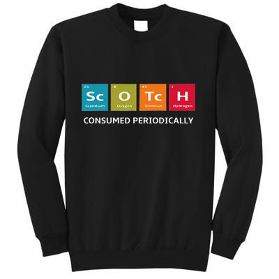 Scotch Whiskey Periodic Table Of Elements Sweatshirt