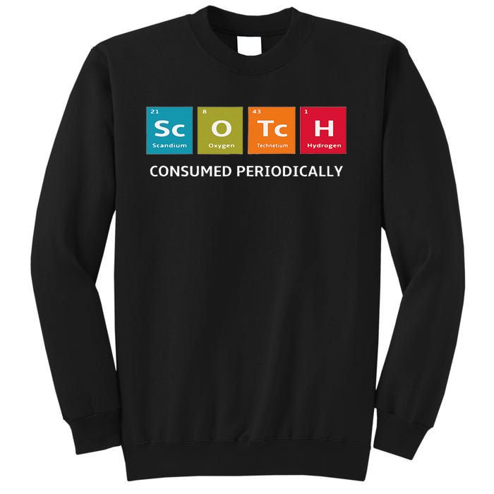 Scotch Whiskey Periodic Table Of Elements Sweatshirt