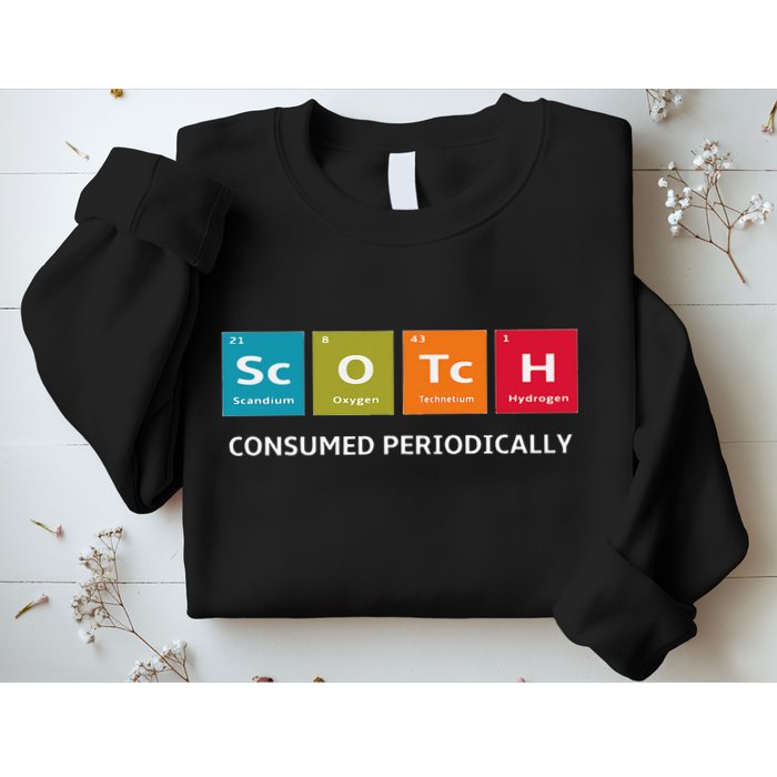 Scotch Whiskey Periodic Table Of Elements Sweatshirt