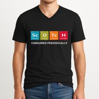 Scotch Whiskey Periodic Table Of Elements V-Neck T-Shirt