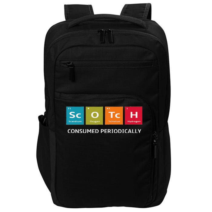 Scotch Whiskey Periodic Table Of Elements Impact Tech Backpack