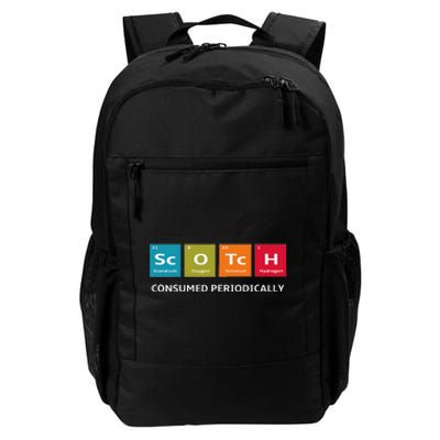 Scotch Whiskey Periodic Table Of Elements Daily Commute Backpack