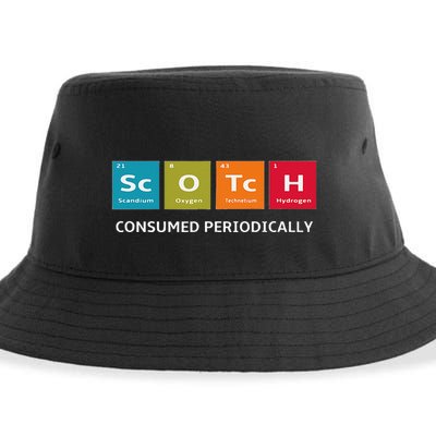 Scotch Whiskey Periodic Table Of Elements Sustainable Bucket Hat