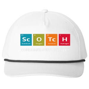 Scotch Whiskey Periodic Table Of Elements Snapback Five-Panel Rope Hat