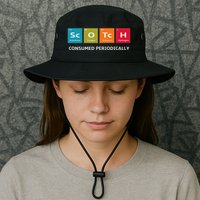 Scotch Whiskey Periodic Table Of Elements Bucket Hat