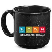 Scotch Whiskey Periodic Table Of Elements 15oz Campfire Ceramic Mug