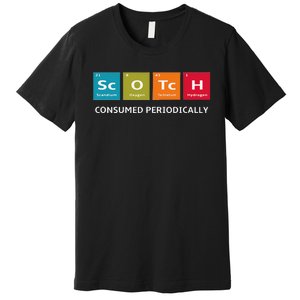 Scotch Whiskey Periodic Table Of Elements Premium T-Shirt