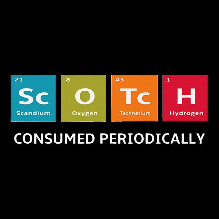 Scotch Whiskey Periodic Table Of Elements Premium T-Shirt