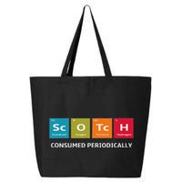 Scotch Whiskey Periodic Table Of Elements 25L Jumbo Tote