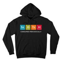 Scotch Whiskey Periodic Table Of Elements Tall Hoodie