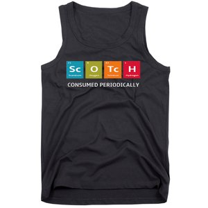 Scotch Whiskey Periodic Table Of Elements Tank Top