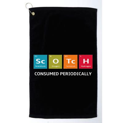 Scotch Whiskey Periodic Table Of Elements Golf Towel
