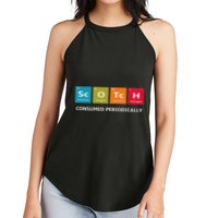 Scotch Whiskey Periodic Table Of Elements Women's Perfect Tri Rocker Tank