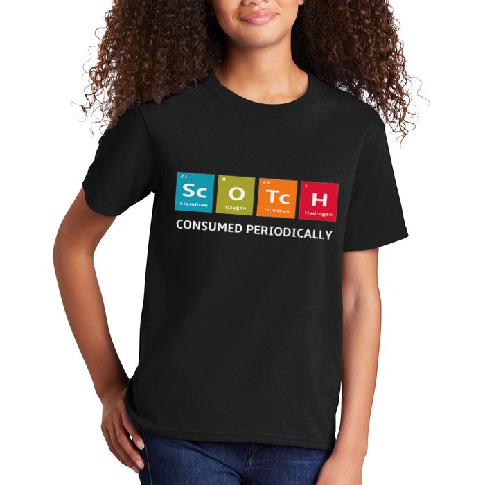 Scotch Whiskey Periodic Table Of Elements Kids T-Shirt