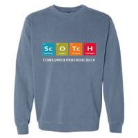 Scotch Whiskey Periodic Table Of Elements Garment-Dyed Sweatshirt