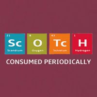 Scotch Whiskey Periodic Table Of Elements 16oz Travel Tumbler