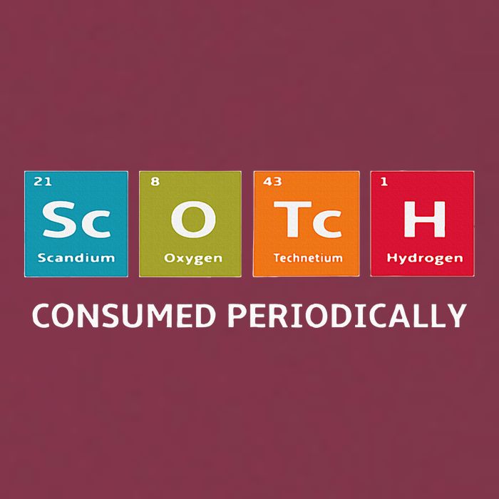 Scotch Whiskey Periodic Table Of Elements 16oz Travel Tumbler