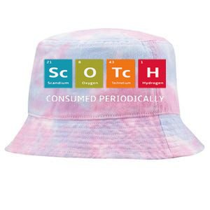 Scotch Whiskey Periodic Table Of Elements Tie-Dyed Bucket Hat