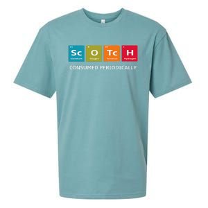 Scotch Whiskey Periodic Table Of Elements Sueded Cloud Jersey T-Shirt