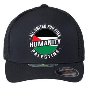 Stand With Palestine Free Palestine Peace Love Flag Flexfit Unipanel Trucker Cap