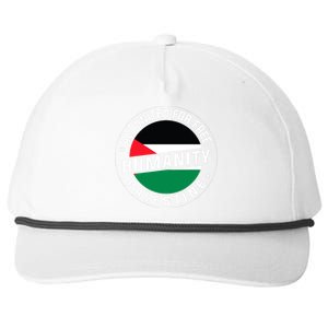 Stand With Palestine Free Palestine Peace Love Flag Snapback Five-Panel Rope Hat