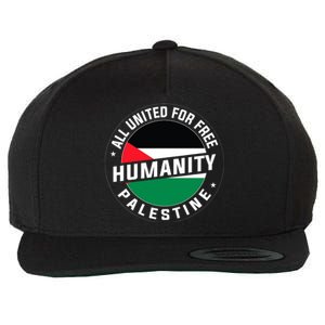 Stand With Palestine Free Palestine Peace Love Flag Wool Snapback Cap