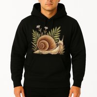 Snail With Plants Hoodie
