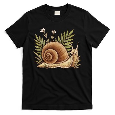 Snail With Plants T-Shirt