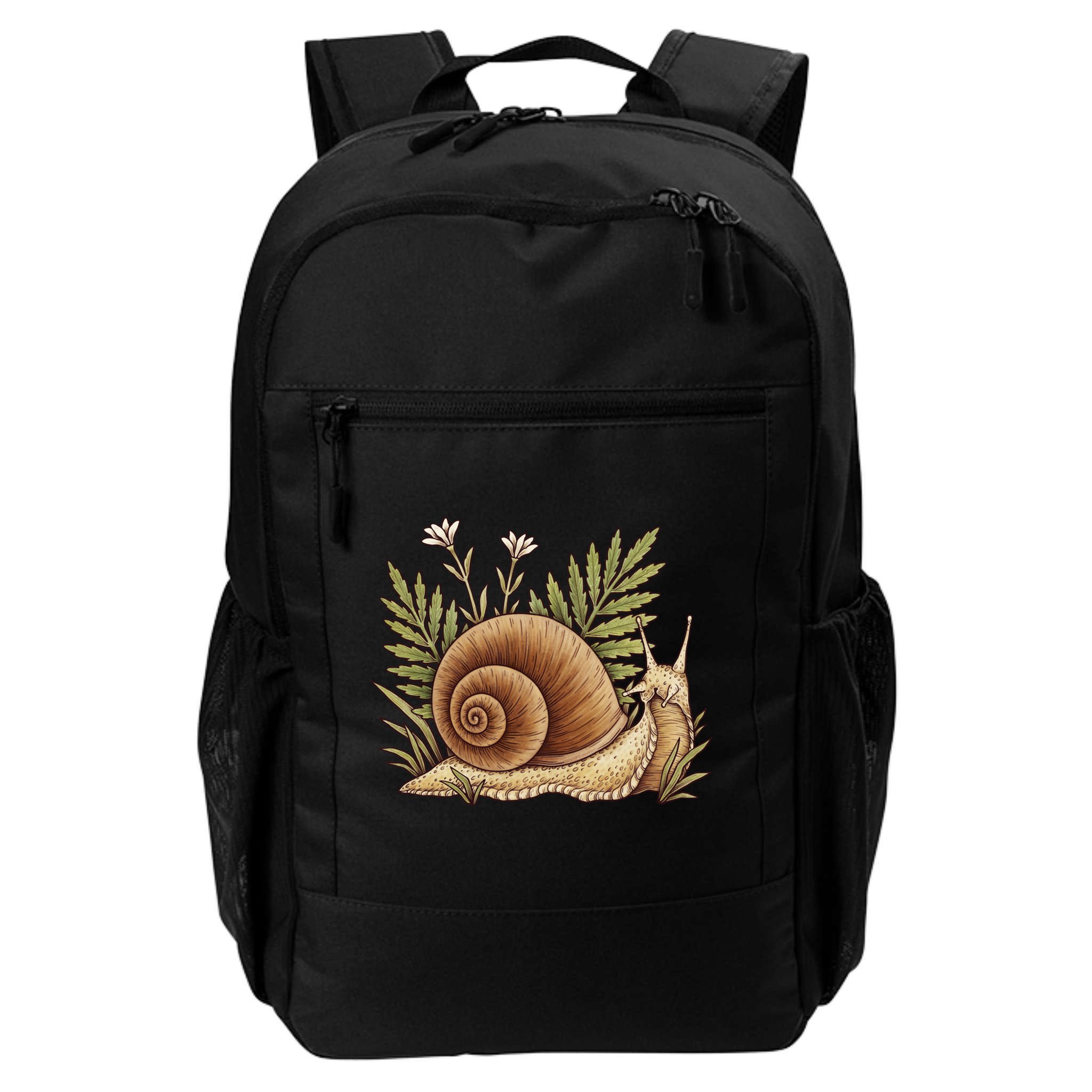 Snail With Plants Backpack